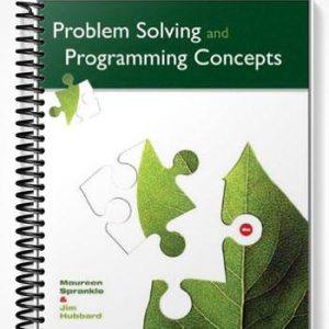 Solutions Manual for Problem Solving and Programming Concepts 9th Edition by Sprankle