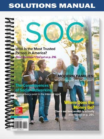 Solutions Manual for SOC 2014 3rd Edition by Jon Witt