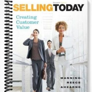 Solutions Manual for Selling Today 11th Edition by Manning