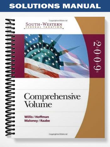 Solutions Manual for South-Western Federal Taxation 2009 Comprehensive 32nd Edition by Hoffman