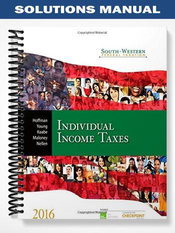Solutions Manual for South-Western Federal Taxation 2016 Individual Income Taxes 39th Edition by Hoffman