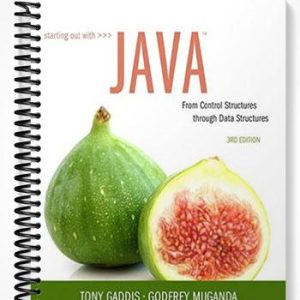 Solutions Manual for Starting Out with Java From Control Structures through Objects 3rd Edition by Gaddis