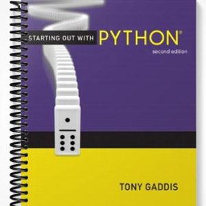 Solutions Manual for Starting Out with Python 2nd Edition by Tony Gaddis