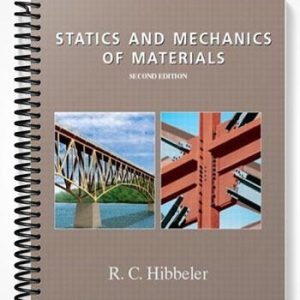 Solutions Manual for Statics and Mechanics of Materials 2nd Edition by Hibbeler