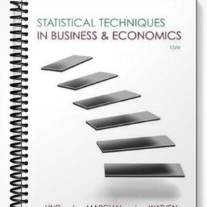 Solutions Manual for Statistical Techniques in Business and Economics 15th Edition by Lind