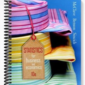 Solutions Manual for Statistics for Business & Economics 10th Edition by McClave