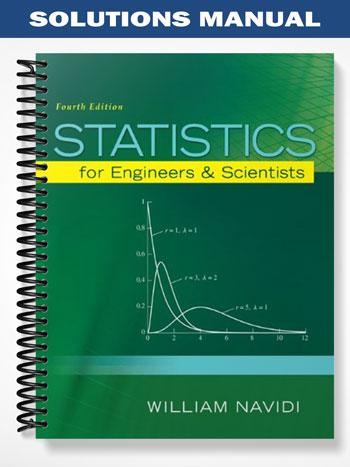 Solutions Manual for Statistics for Engineers and Scientists 4th Edition by William Navidi