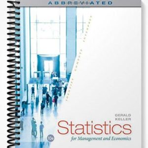 Solutions Manual for Statistics for Management and Economics Abbreviated 10th Edition by Gerald Keller