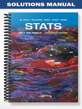 Solutions Manual for Stats Data and Models First Canadian Edition 1st Edition by De Veaux