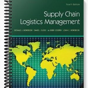 Solutions Manual for Supply Chain Logistics Management 4th Edition by Bowersox