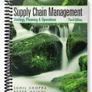 Solutions Manual for Supply Chain Management 3rd Edition by Chopra
