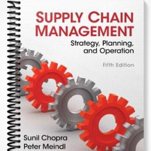 Solutions Manual for Supply Chain Management 5th Edition by Chopra