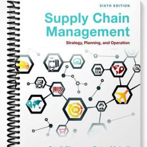 Solutions Manual for Supply Chain Management Strategy Planning and Operation 6th Edition by Chopra