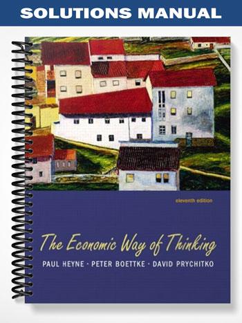 Solutions Manual for The Economic Way of Thinking 12th Edition by Heyne