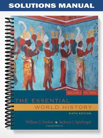 Solutions Manual for The Essential World History 6th Edition by Duiker