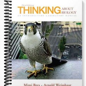 Solutions Manual for Thinking About Biology An Introductory Laboratory Manual 3rd Edition by Bres