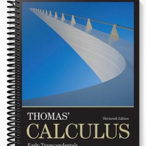 Solutions Manual for Thomas Calculus Early Transcendentals 13th Edition by Thomas