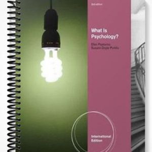 Solutions Manual for What is Psychology International Edition 3rd Edition by Pastorino