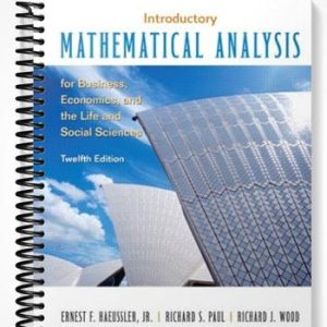 TestBankforIntroductoryMathematicalAnalysisforBusinessEconomicsandtheLifeandSocialSciences12thEditionbyHaeussler