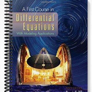 Test Bank for A First Course in Differential Equations 9th Edition by Zill