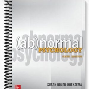 Test Bank for Abnormal Psychology 6th Edition by Nolen-Hoeksema