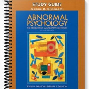 Test Bank for Abnormal Psychology The Problem of Maladaptive Behavior 11th Edition by Sarason