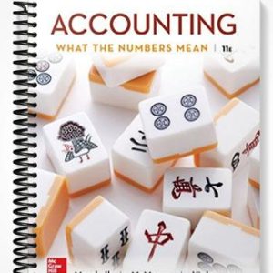 Test Bank for Accounting What the Numbers Mean 11th Edition by Marshall