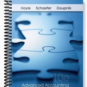 Test Bank for Advanced Accounting 10th Edition by Hoyle