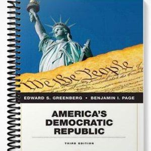 Test Bank for Americas Democratic Republic 3rd Edition by Greenberg