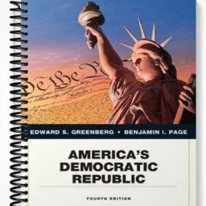 Test Bank for Americas Democratic Republic 4th Edition by Greenberg