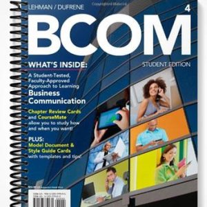 Test Bank for BCOM 4th Edition by Lehman