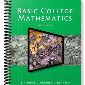 Test Bank for Basic College Mathematics 12th Edition by Bittinger