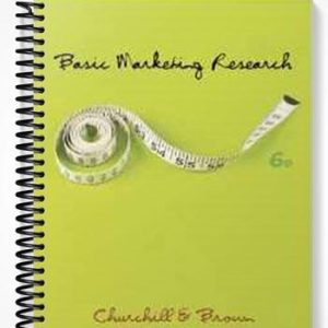 Test Bank for Basic Marketing Research 6th Edition by Churchill