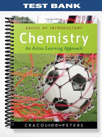 Test Bank for Basics of Introductory Chemistry with Math Review 2nd Edition by Cracolice