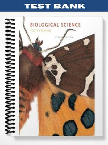 Test Bank for Biological Science 2nd Edition by Scott Freeman