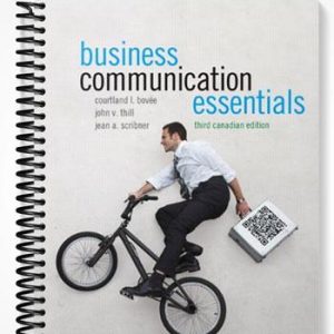 Test Bank for Business Communication Essentials Third Canadian Edition 3rd Edition by Bovee