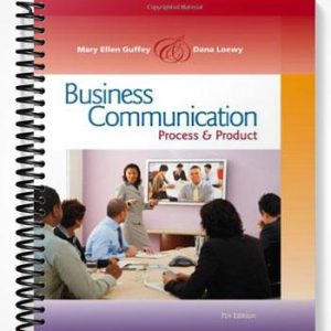 Test Bank for Business Communication Process and Product 7th Edition by Guffey
