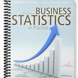 Test Bank for Business Statistics in Practice CANADIAN EDITION 2nd Edition by Bowerman