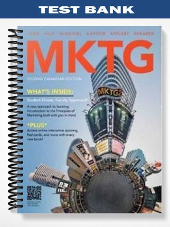 Test Bank for CDN ED MKTG 2nd Edition by Lamb