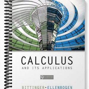 Test Bank for Calculus and Its Applications 9th Edition by Bittinger