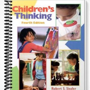 Test Bank for Childrens Thinking 4th Edition by Siegler