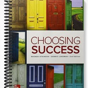 Test Bank for Choosing Success 2nd Edition by Atkinson