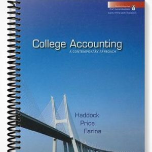 Test Bank for College Accounting 1st Edition by Haddock