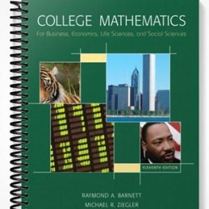 Test Bank for College Mathematics for Business Economics Life Sciences & Social Sciences 11th Edition by Barnett
