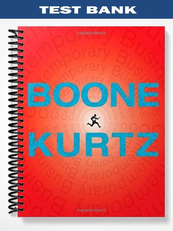 Test Bank for Contemporary Business 15th Edition by Boone