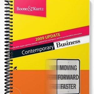 Test Bank for Contemporary Business 2009 Update Package and Audio CDs 12th Edition by Boone