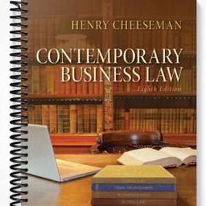 Test Bank for Contemporary Business Law 8th Edition by Cheeseman