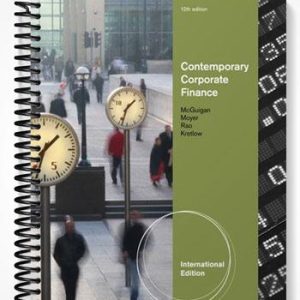 Test Bank for Contemporary Corporate Finance International Edition 12th Edition by McGuigan