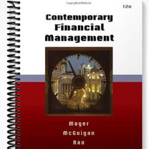 Test Bank for Contemporary Financial Management 12th Edition by Moyer