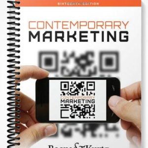 Test Bank for Contemporary Marketing 16th Edition by Boone